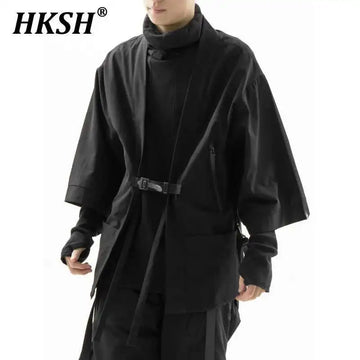 HKSH Men's Waterproof Techwear Robe Jacket