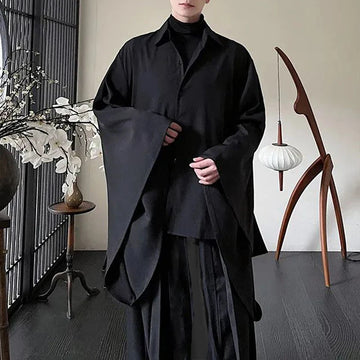 Men's Japanese Style Bat Sleeve Shirt
