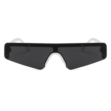 Futuristic Half - Frame Sunglasses - ATLAS 1