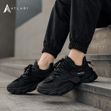 Men's Techwear Breathable Thick Sole Sneakers - ATLAS 1