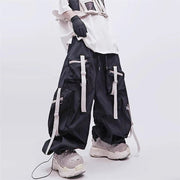 Men's Techwear Multiple Pockets Baggy Cargo Jogger Pants