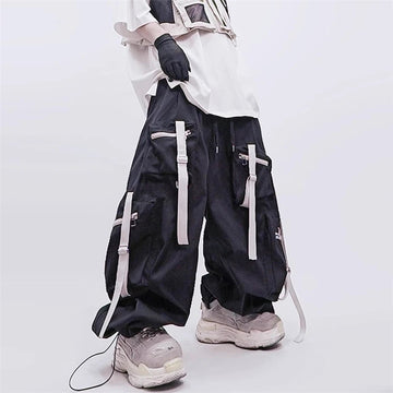 Men's Techwear Multiple Pockets Baggy Cargo Jogger Pants - ATLAS 1