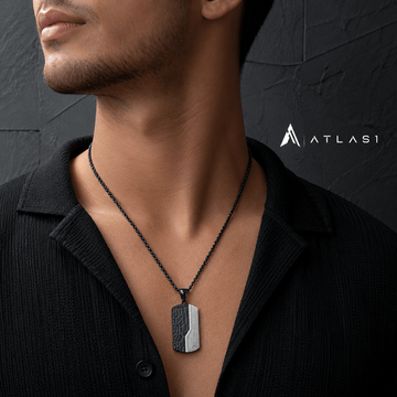 Personalized Style Dog Tag Pendant Necklace - ATLAS 1