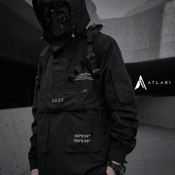 Punk Techwear Oversize Hoodies - ATLAS 1