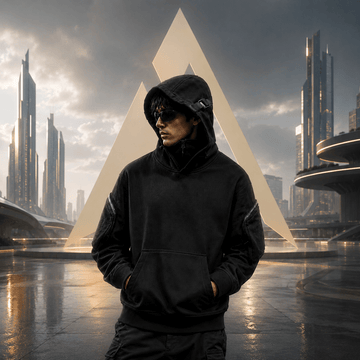 Techwear Dark Souls Cyberpunk Zip Hoodie - ATLAS 1