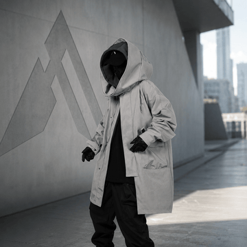 Techwear High Street Loose Long Jacket - ATLAS 1 - Techwear Store