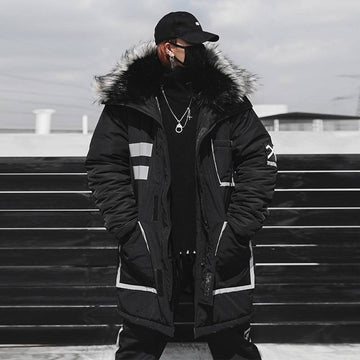 Unisex Techwear Winter Parka with Fur - ATLAS 1