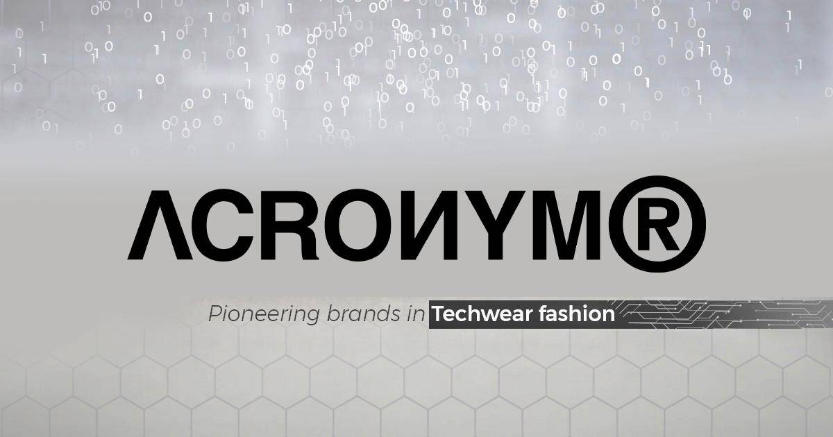 Acronym Techwear: 7 Stunning Facts You Need To Know - ATLAS 1