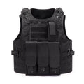 11 BYBB DARK Sport Vests with Waist Bag Men Multifunction Breathable Tactical Pocket Utility Techwear Tactical Vests Streetwear color: black size: ONE 
