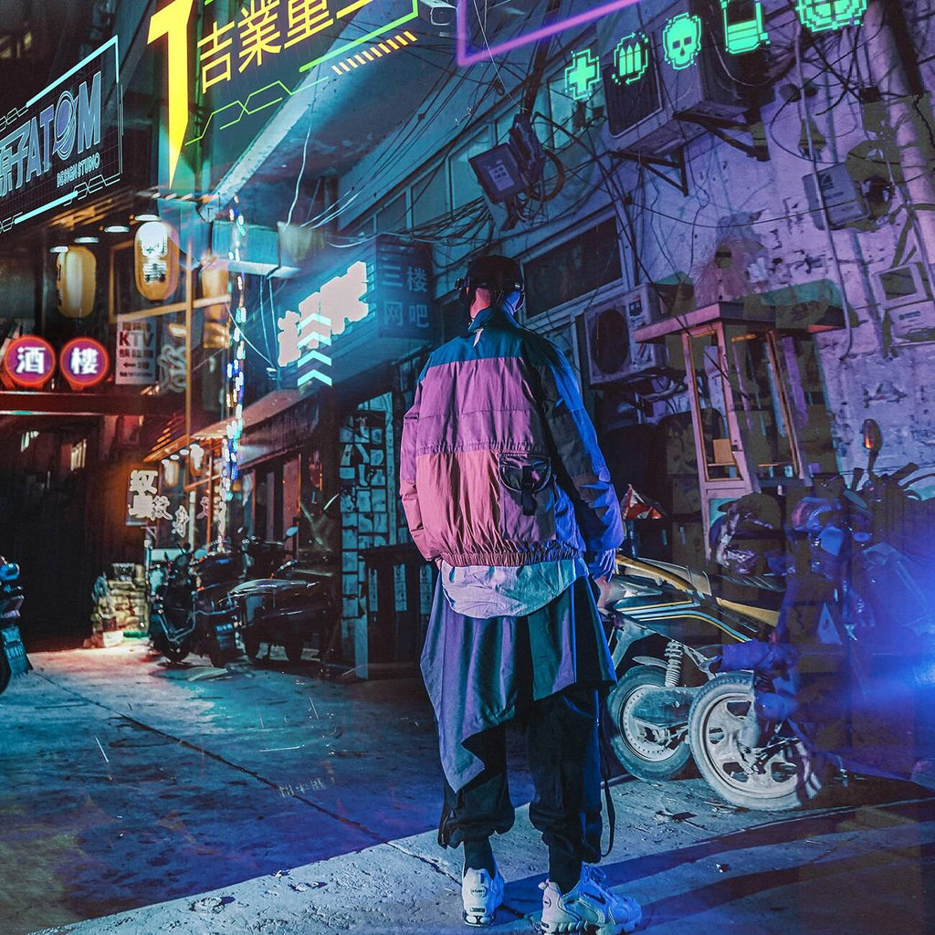 11 BYBB&#8217;S DARK 2020 Color Block Patchwork Thicken Parka Jackets Zipper Men Streetwear Padded Jackets Harajuku Parka Coats Hippop 