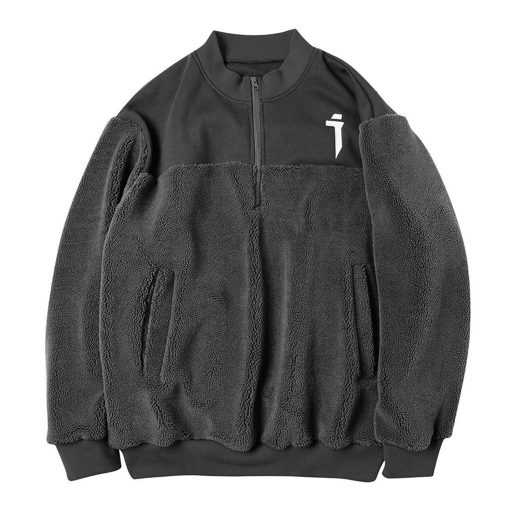 11 BYBB&#8217;S DARK Tactical Harajuku Hoodie Men Patchwork Lambswool Winter Cotton Pullover Hip Hop Streetwear Hoodie Sweatshirt Man 