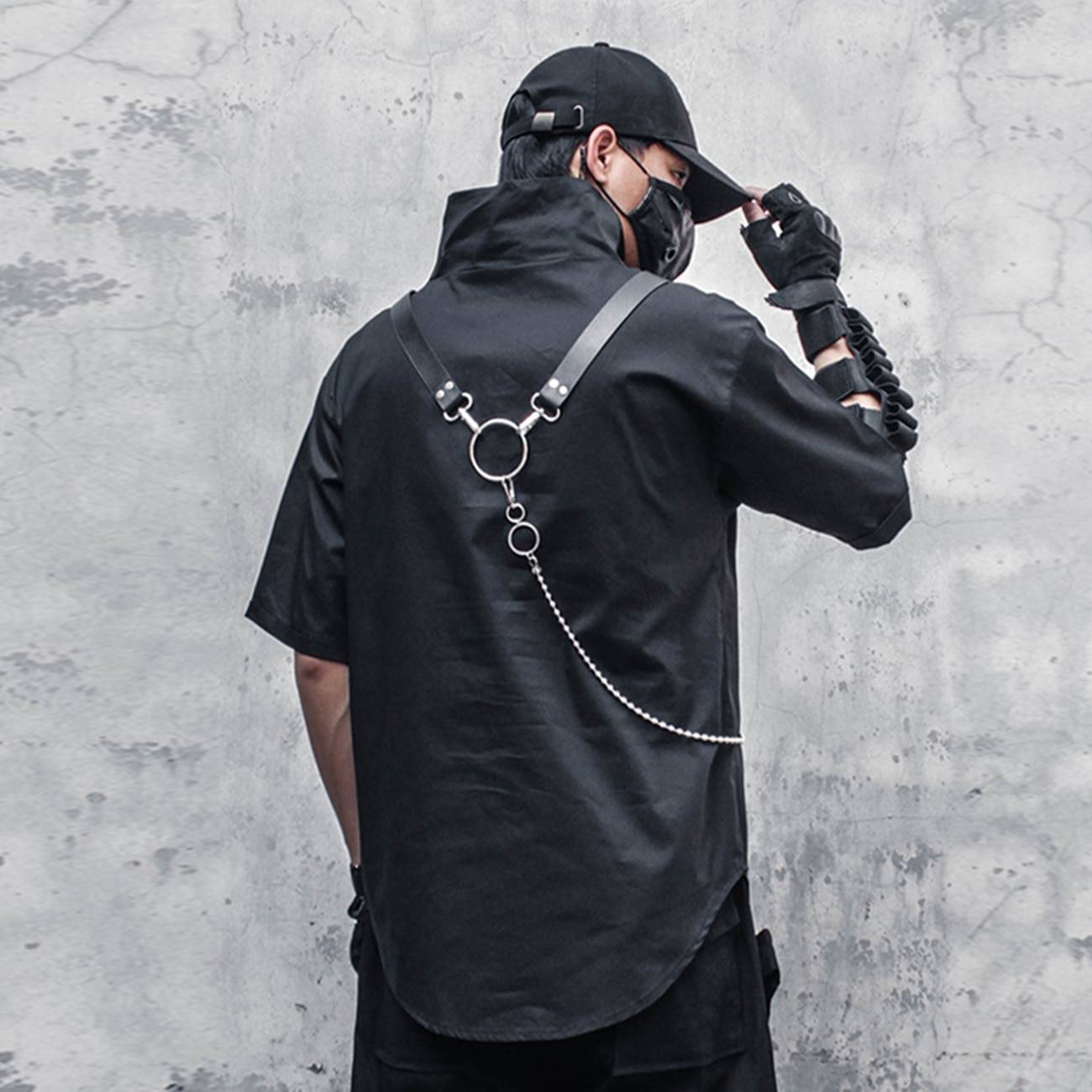 11 BYBB&#8217;S DARK Techwear Hip Hop T-Shirt Mens Tactical Function Summer Harajuku Tshirts Cotton Loose Short Sleeve Shirts Streetwe 