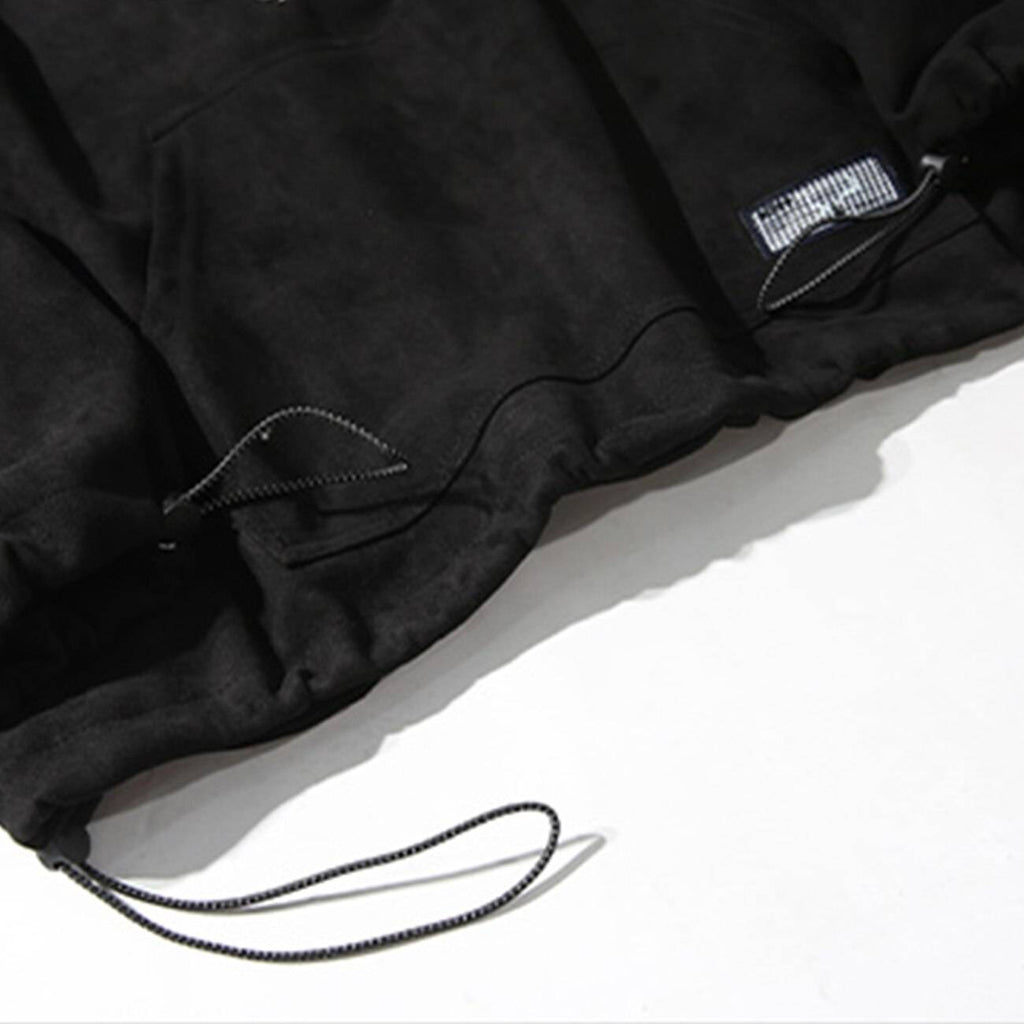 11 BYBB&#8217;S DARK Vintage Embroidery Hip Hop Hoodie Techwear Tactical Streetwear Hoodie Sweatshirt Mens Streetwear Pullover Cotton 