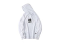 11 BYBB’S DARK Techwear Punk Print Harajuku Hoodie Men 2021 Spring Cotton Pullover Hip Hop Streetwear Hoodie Sweatshir color: White size: M 
