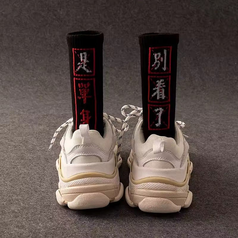 2 Pairs Harajuku Techwear Socks - ATLAS 1