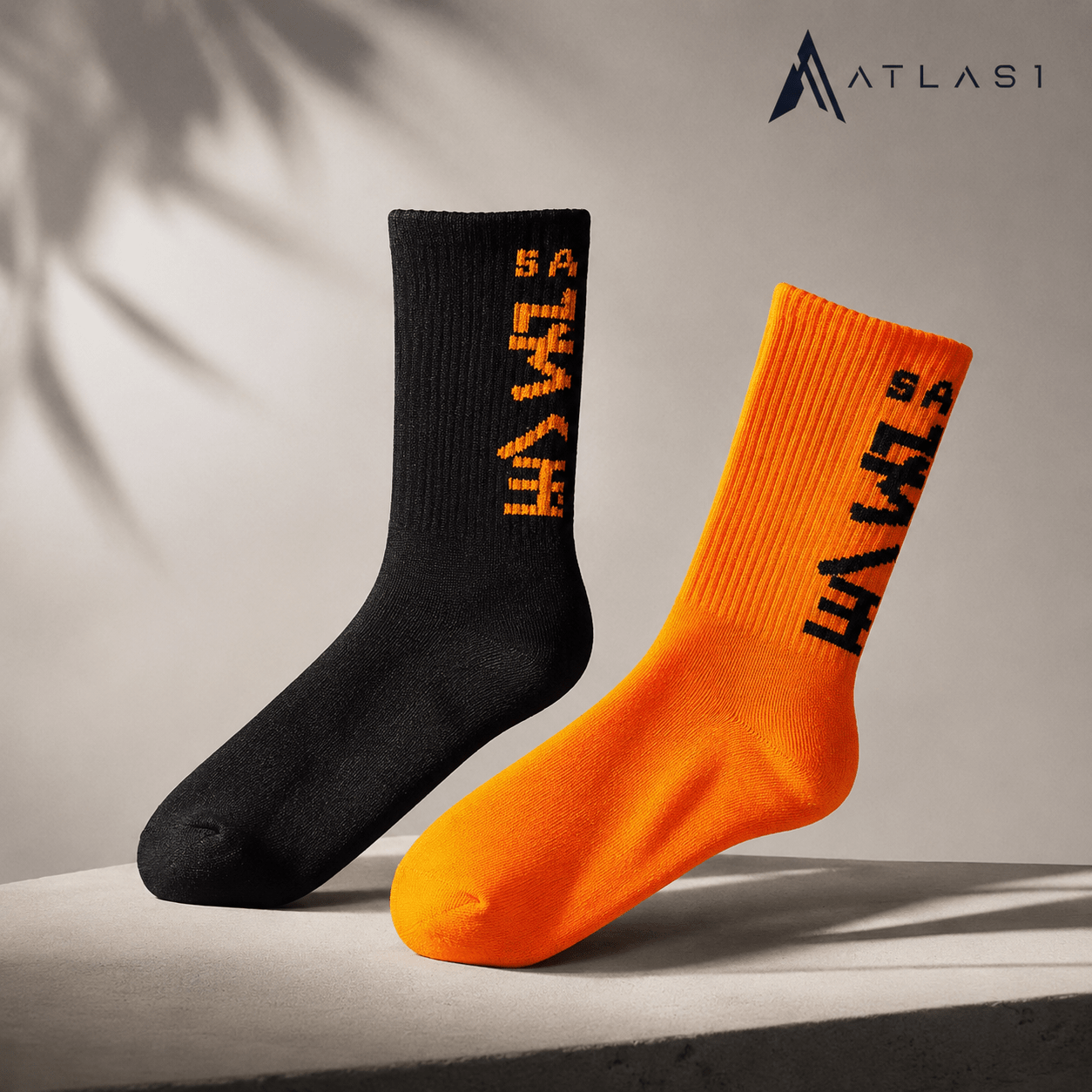 2 Pairs Harajuku Techwear Socks - ATLAS 1