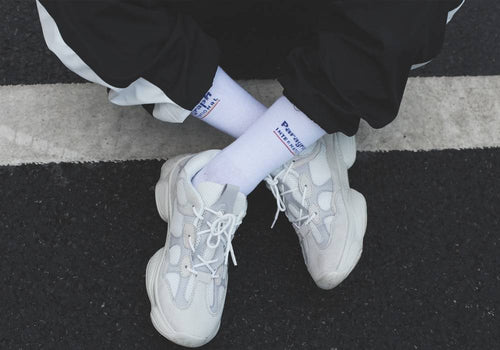 2019 new fluorescent color green socks ins Harajuku style men and women in the tube socks street shooting stockings tide 