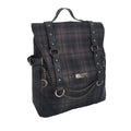 2021 Plaid Gothic Punk Rock Chain Backpack Women Techwear Goth Gothic Sac A Dos Mochilas School Bags For Teenage Girls Bagpack color: black 