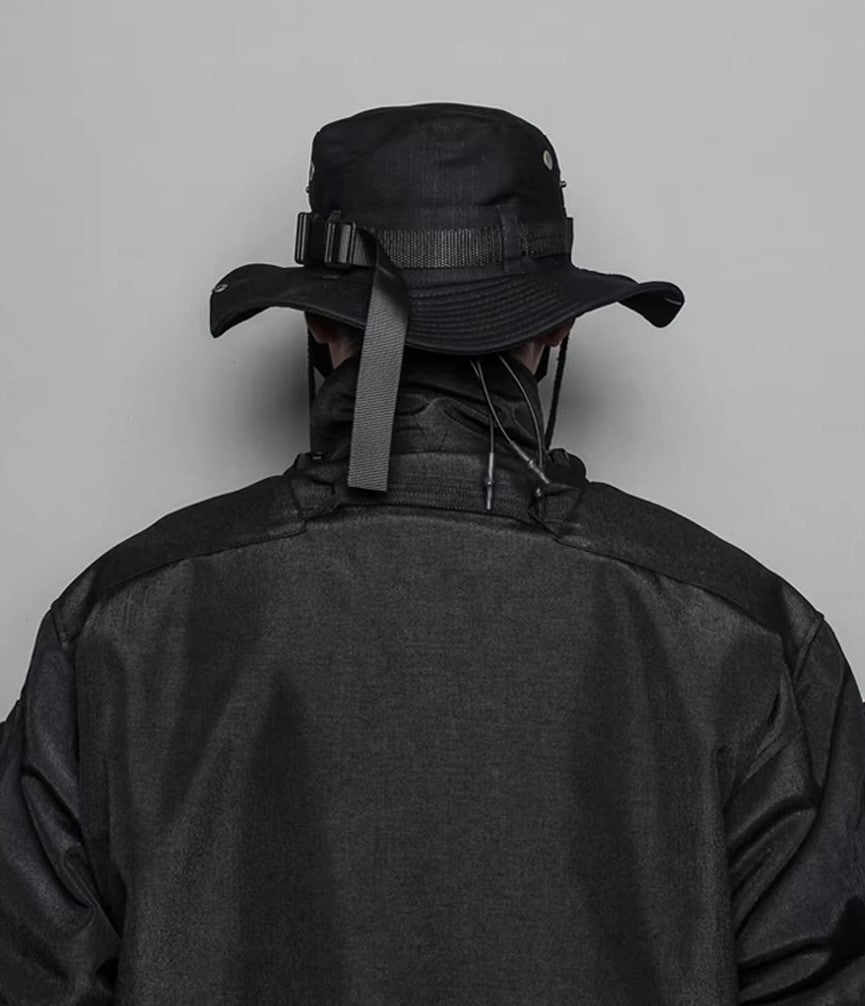 Black Techwear Boonie Hat