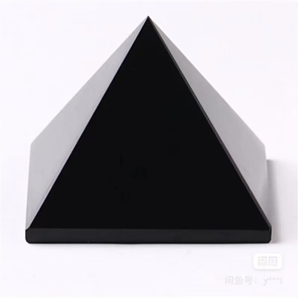 Black Obsidian Triangle Energy Stone