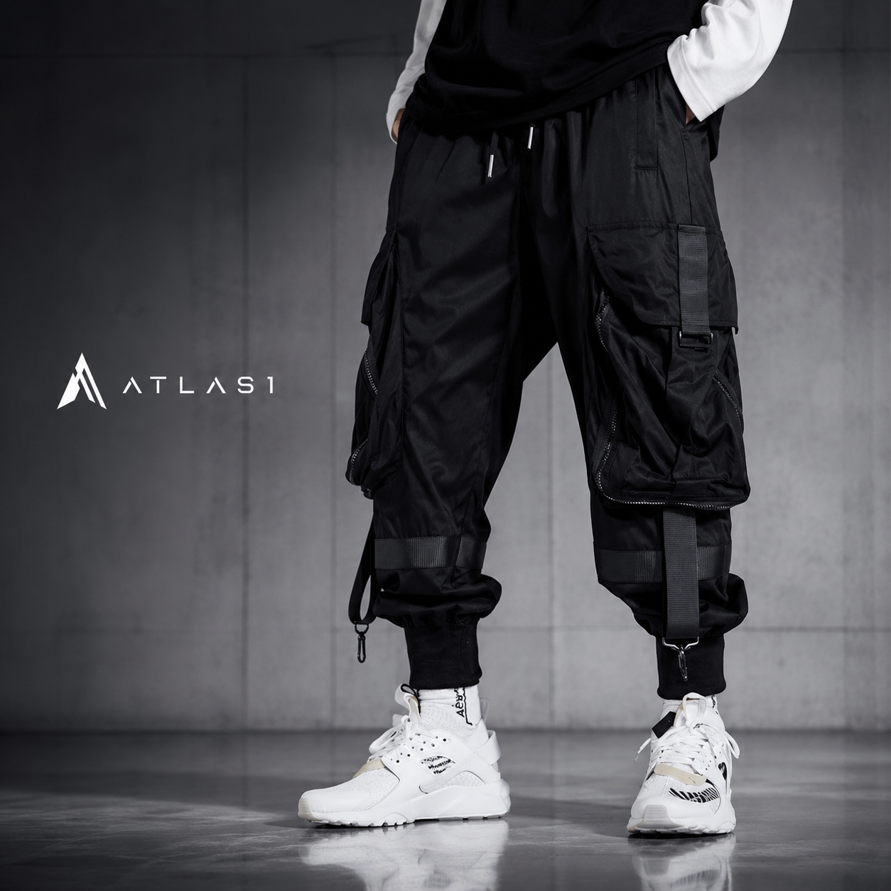 Минималистичные джоггеры techwear casual