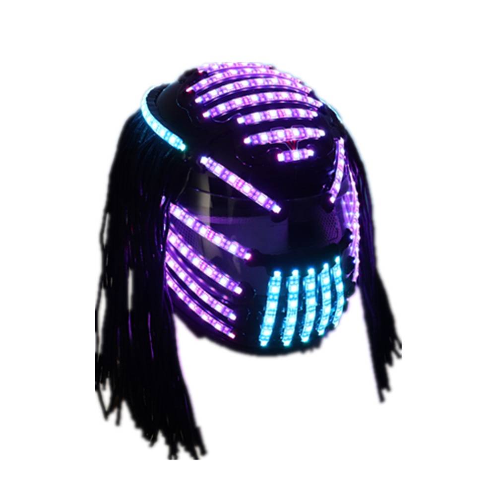 Cyber Punk Style RGB LED Helmet 