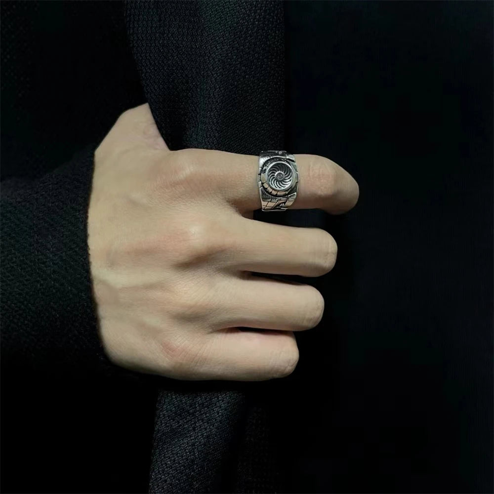 Cyberpunk Mecha Engine Opening Finger Ring