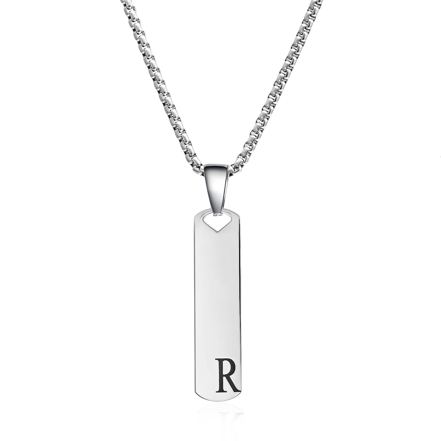 Exquisite Stainless Steel Alphabet Necklace