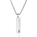 Exquisite Stainless Steel Alphabet Necklace