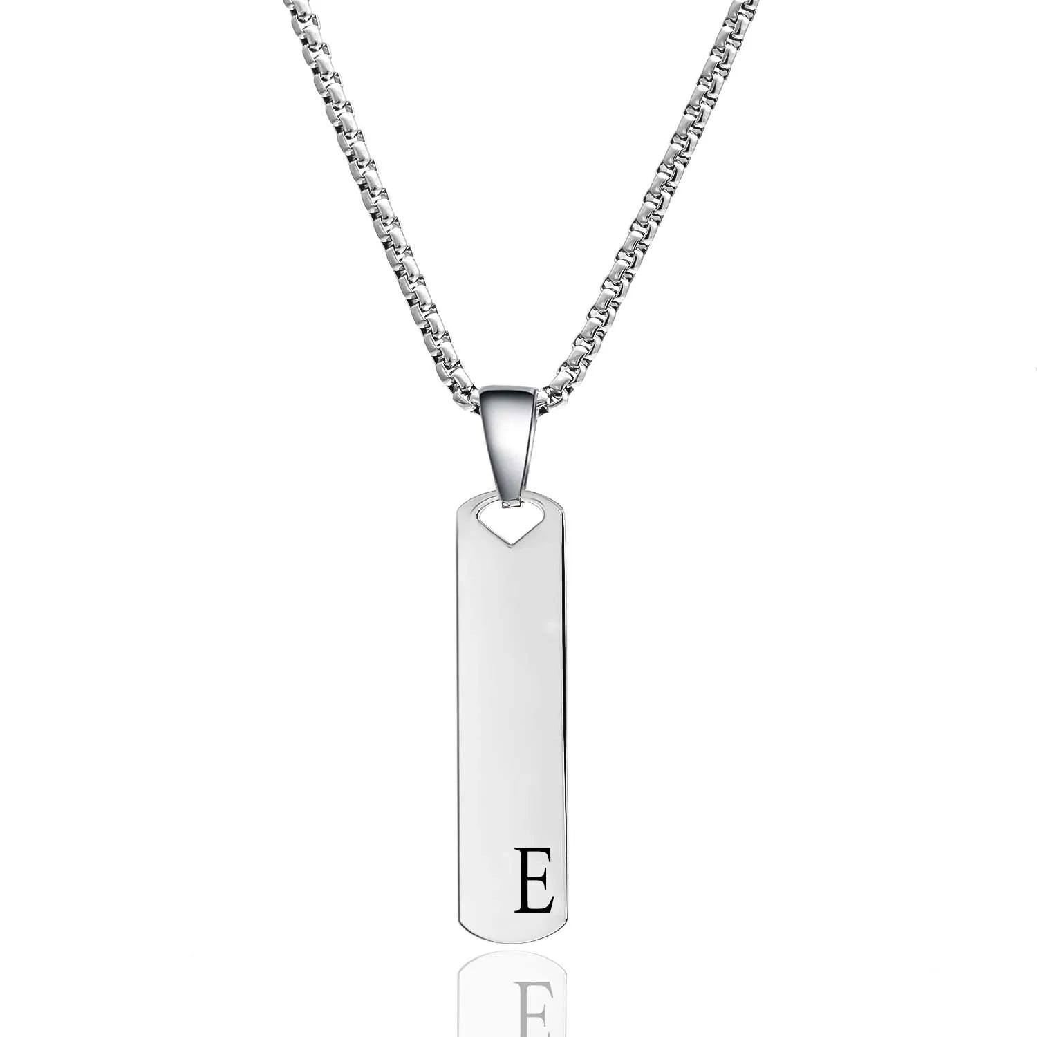 Exquisite Stainless Steel Alphabet Necklace