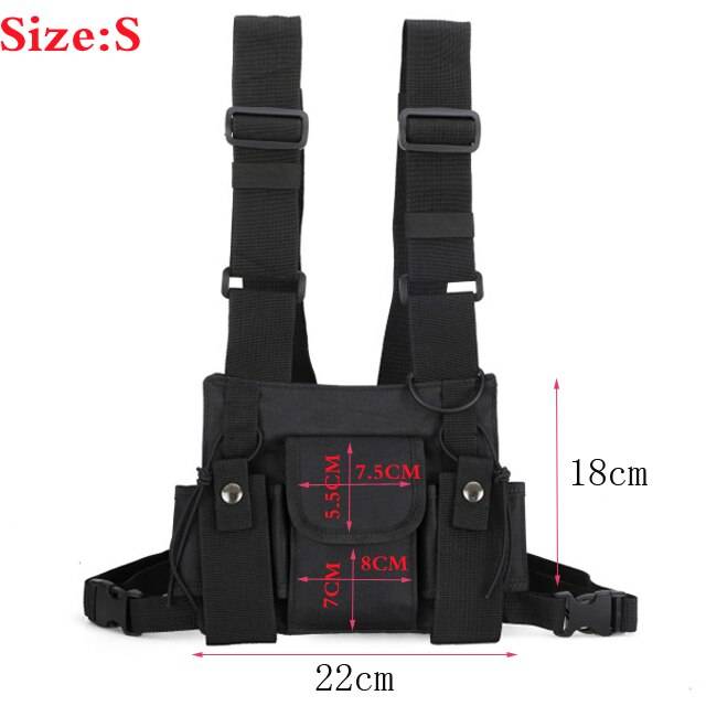 Functional Streetwear Chest Rig Color: Small (Black) 