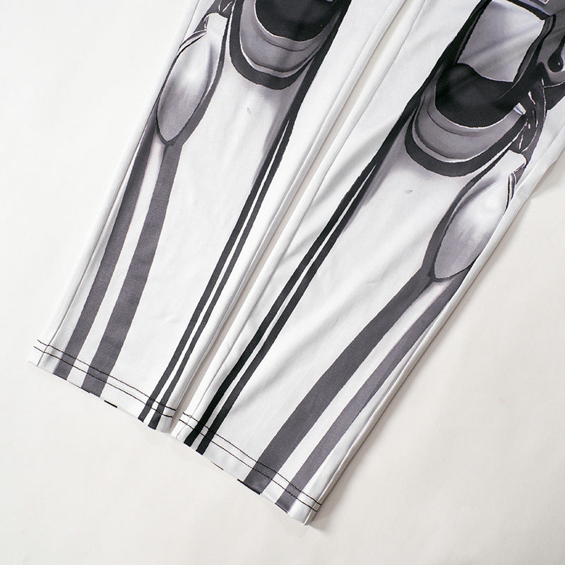 Futuristic Cyberpunk Bodycon Jumpsuit