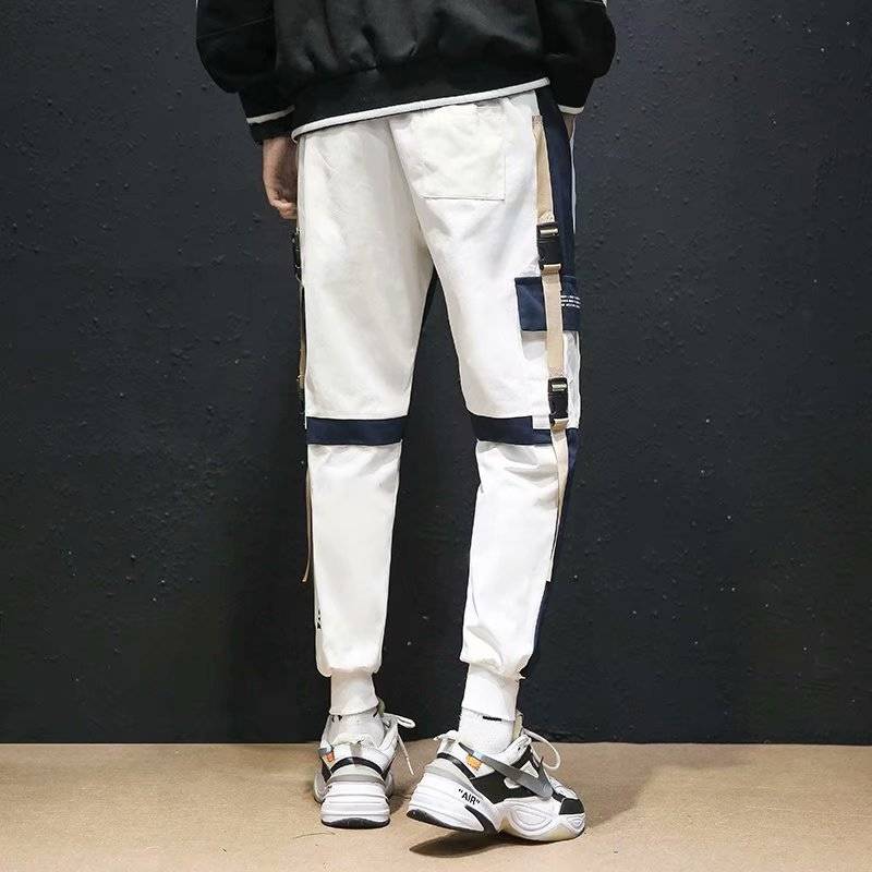 Harajuku Jogging Pants Men Japanese Streetwear Military Cargo Pants Hip Hop Techwear Trousers Sweatpants for Male Korean Clothes 