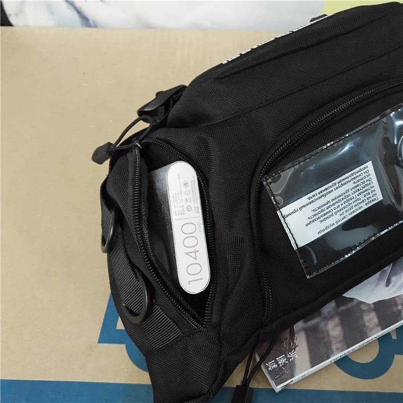 Hip Hop Women Waist Bag Unisex Street Tactical Chest Bags Female High Quality Oxford Fanny Pack Shoulder Crossbody Banana Bag 