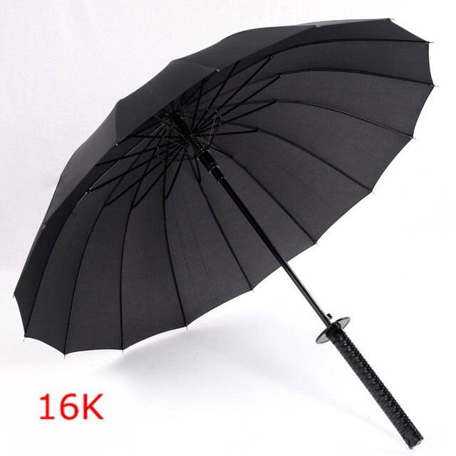 Japanese Samurai Sword Umbrella Color: 16K 