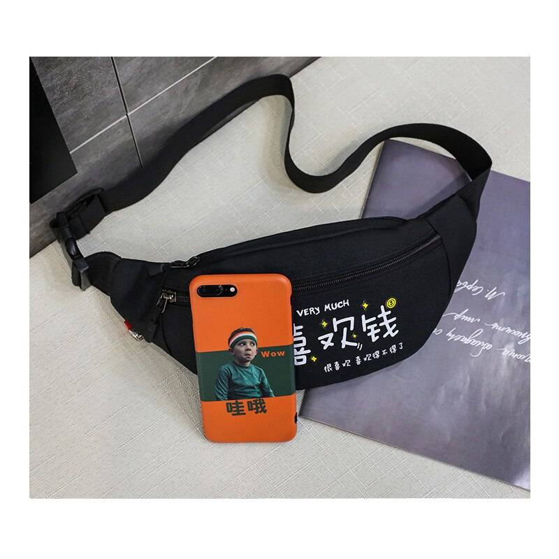 Japanese Style Chest Bag Men&#8217;s Street Messenger Pack Casual Sports Shoulder Bags Waist Belt Bag Women Fanny Packs Bum Hip Bag 