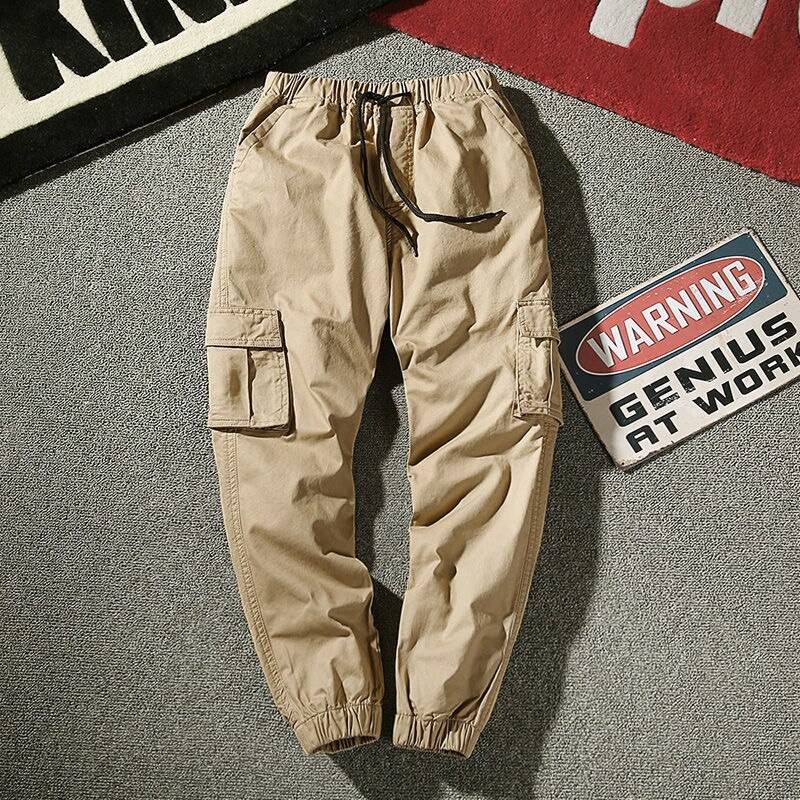 Joggers Cargo Pants Men Harem Pants Multi-Pocket Camouflage Man Cotton Sweatpants Streetwear Casual Plus Size Trousers M-7XL size: L 50-60KG color: 9023 kq 