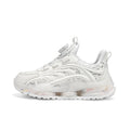 Kids Techwear Lightweight White School Sports Sneakers