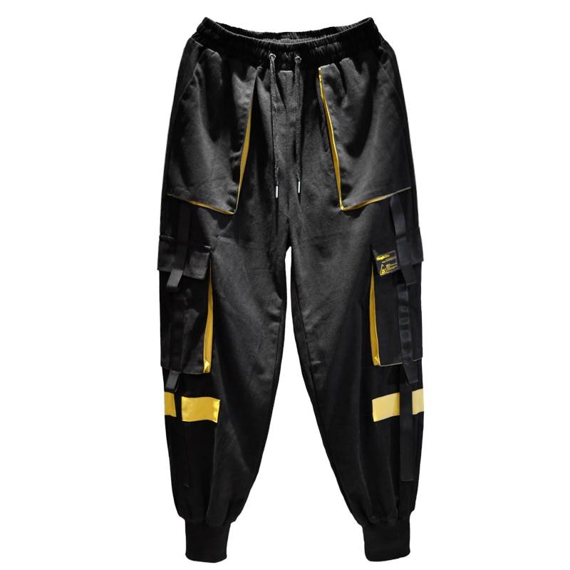 Men Joggers Pants Multi-pocket Elastic Waist Harem Pants Men Hip Hop Streetwear Sweatpants Pencil Pants Male Dropshipping 