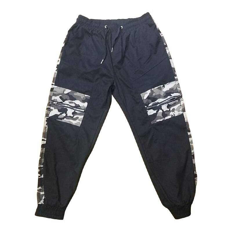 Men&#8217;s Camouflage Detail Techwear Cargo Pants 