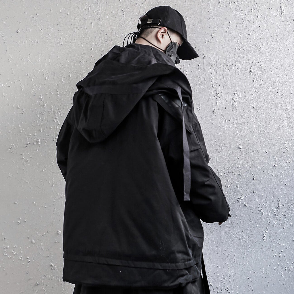 Men&#8217;s Dark Wizard Ovrsized Techwear Windbreaker 
