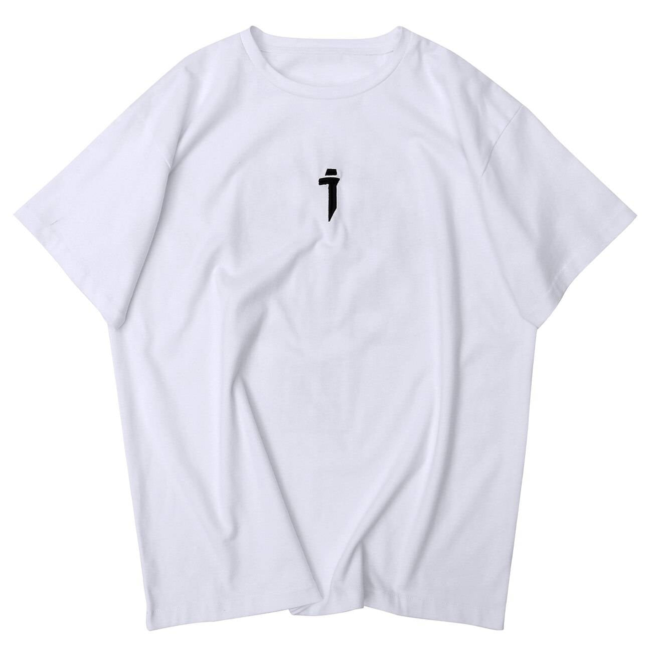 Men&#8217;s Radiation Sign Oversized Techwear T-Shirt 