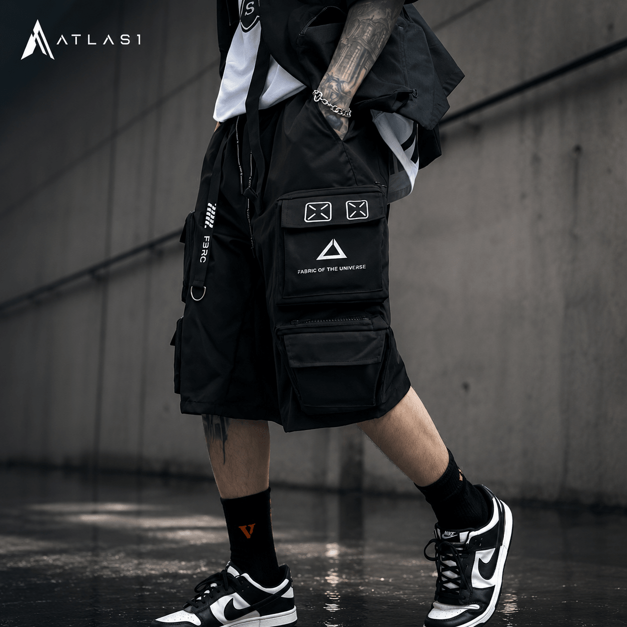 Men Streetwear Tactical Cargo Shorts