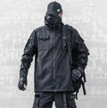 Men's Functional Techwear Waterproof Hooded Jacket