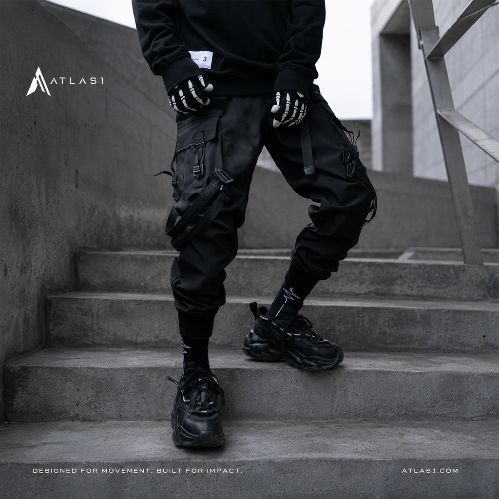 Men’s Multi-Pocket Techwear Cargo Pants