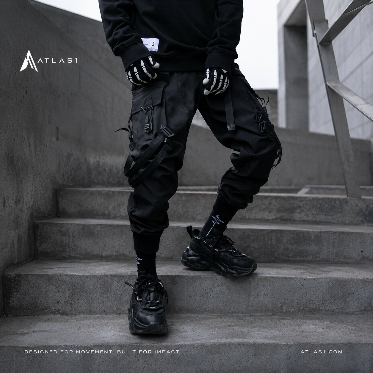 Men’s Multi-Pocket Techwear Cargo Pants