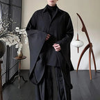 Men's Techwear Bat Sleeve Japanese Casual Shirt