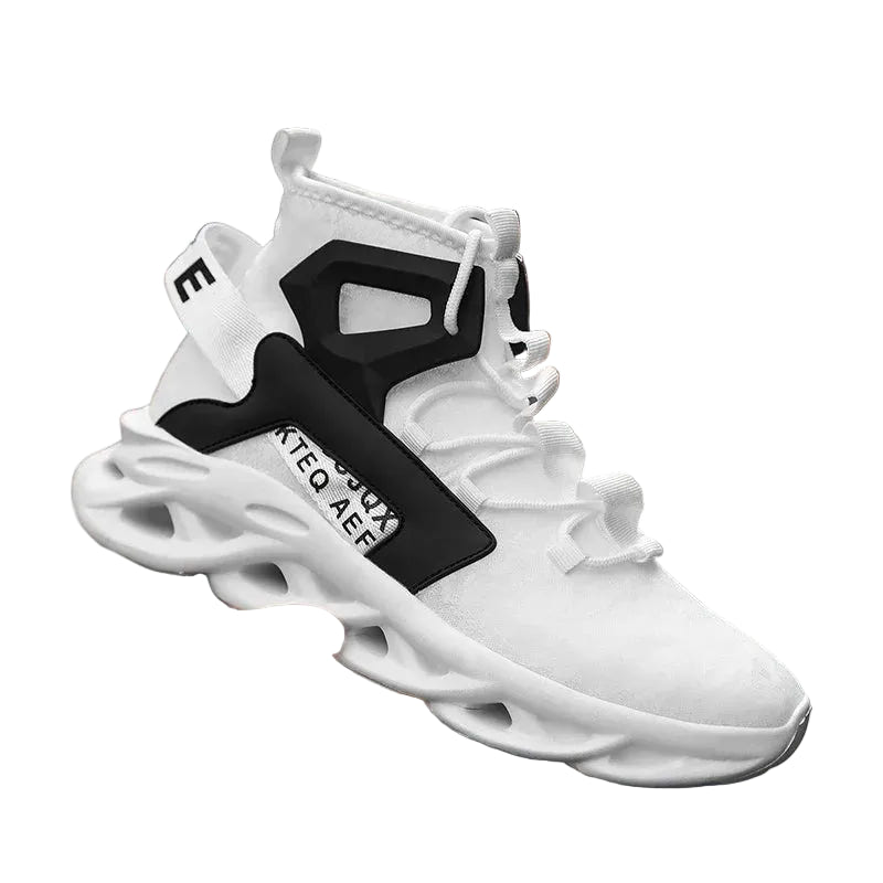 Men's Techwear Breathable High Top Mesh Sports Sneakers