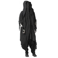 Men's Techwear Goth Windbreaker Long Cardigan Coat