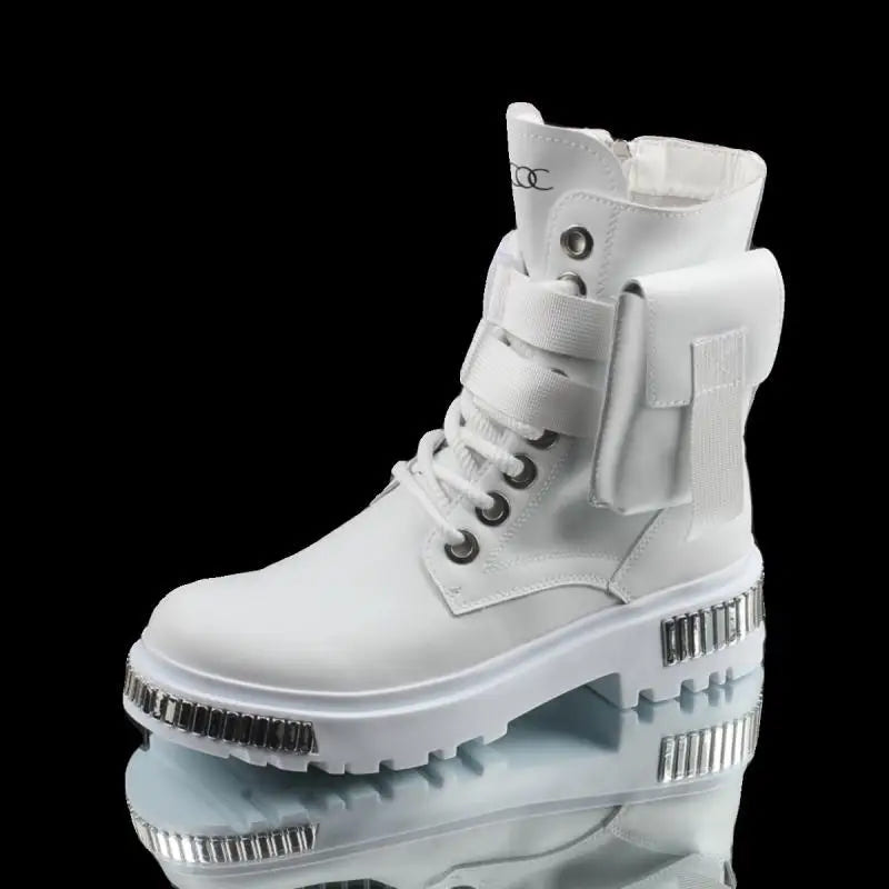 Men's Techwear High Top Winter Motorcycle Boots